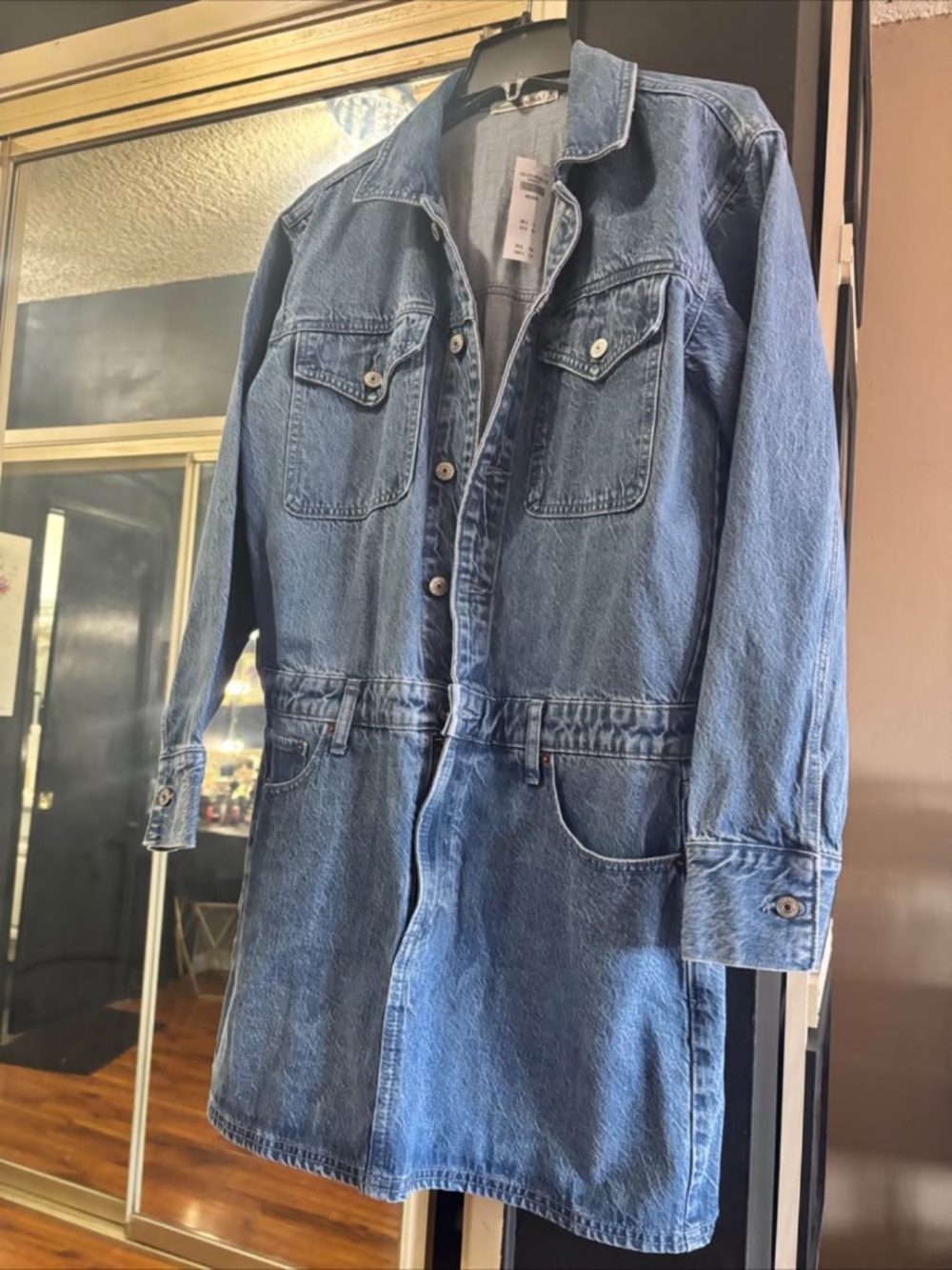 Abercrombie and fitch denim dress
